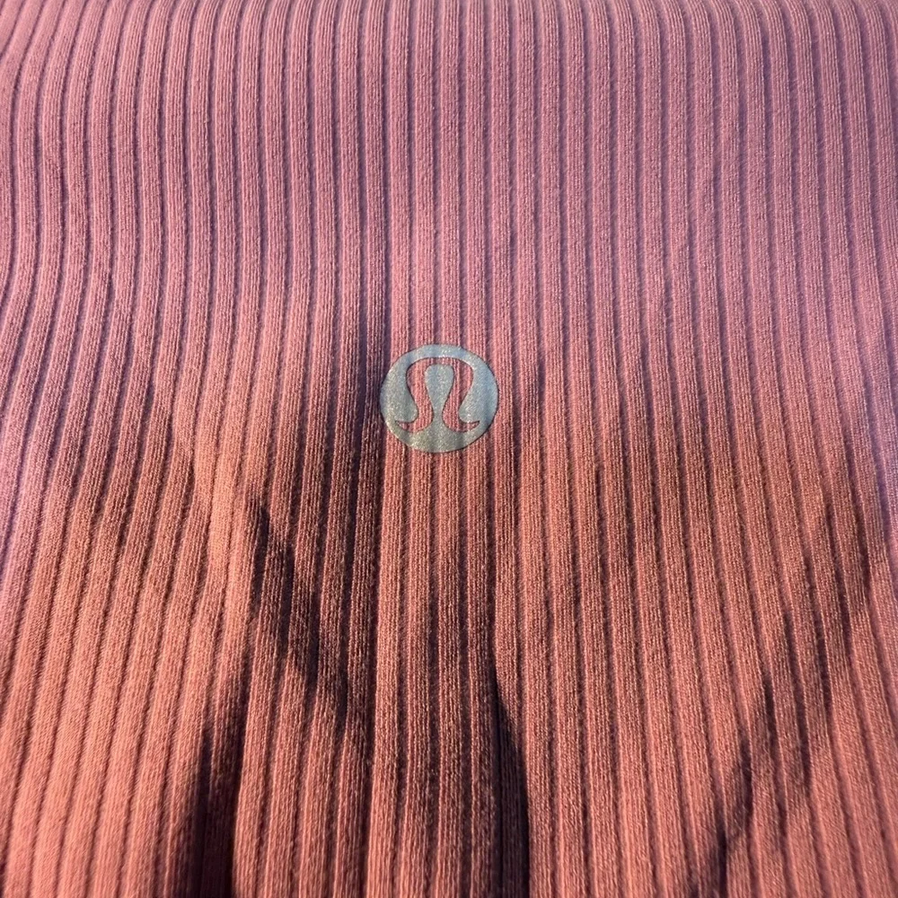 lululemon athletica Ribbed Mauve-Pink Leggings